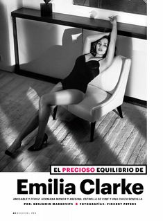 Эротичная Эмилия Кларк  в журнале Esquire фото #2