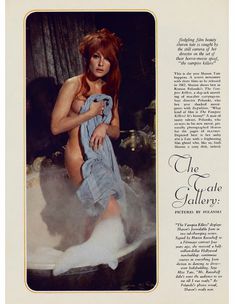 Сексуальная Шэрон Тейт в горячем образе для журнала Playboy