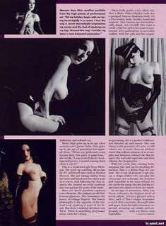 Полностью голая Дита Фон Тиз  в журнале Playboy