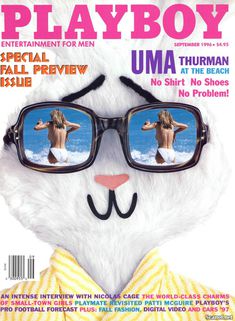 Обнаженная Ума Турман  в журнале Playboy фото #1