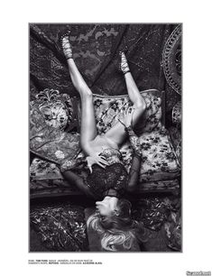 Обнаженная Аня Рубик  в журнале Lui фото #5