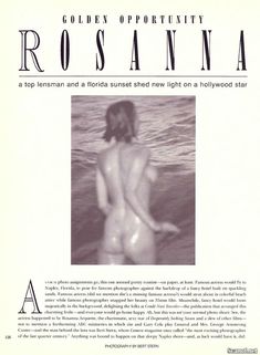 Обнаженная Розанна Аркетт  в журнале Playboy фото #2