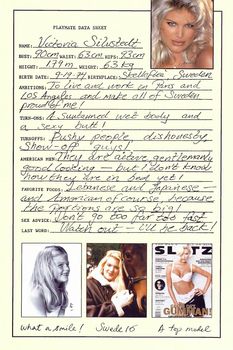 Молодая обнаженная Виктория Сильвстедт в журнале Playboy фото #11