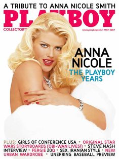 Раздетая Анна Николь Смит  в журнале Playboy фото #1