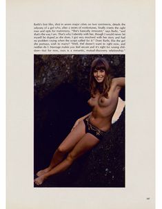 Сочная голая грудь Барби Бентон на фото в журнале Playboy фото #7