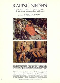 Голая грудь Бриджит Нильсен на сочных кадрах в журнале Playboy фото #1