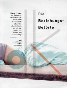 Соблазнительная Дайан Крюгер  в журнале GQ