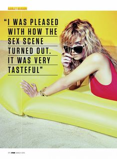 Секси Эшли Бенсон  в журнале FHM