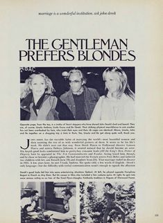 Раздетая Бо Дерек  в журнале Playboy фото #2