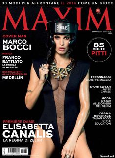 Горячая Элизабетта Каналис в эротической фотосесси для журнала Maxim фото #1