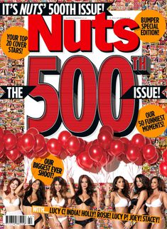 Люси Пиндер показала голую грудь для журнала Nuts фото #1