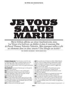 Обнажённая грудь Мари Жиллен появилась в журнале Lui