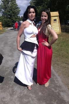 Анастасия Заворотнюк в сексуальном платье